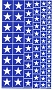 Rub N Etch Stencil - Stars