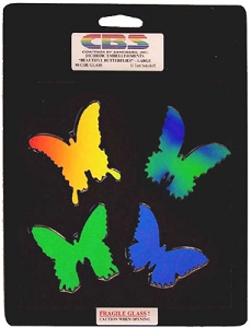 Dichroic Pre-cut Large Butterflies - 90 COE, Special Order Dichroic Packs