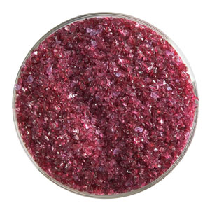 1 lb Fuchsia Transparent Frit - Medium, Medium Frit