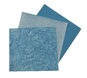 Steel Blue Glassline Fusible Paper - Three 5 Sheets, Fusible Paper