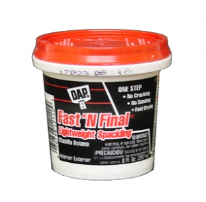 Fast N Final Spackling, Supplies