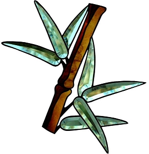 Green Bamboo Bevel Cluster, Bevel Clusters Sale