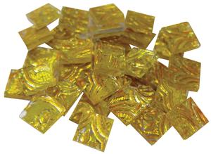 1/2 Gold Tapestry Mirror Tiles, Mirror Tiles