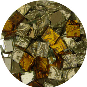 1/2 Metallic Mix Mirror Tiles - 8 oz, Mirror Tiles Sale