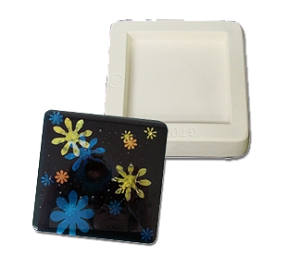 6 Square Tile Casting Mold, Casting Molds