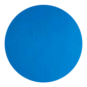 Cornflower Blue Opal 10 Fusible Glass Circle, Glass Circles