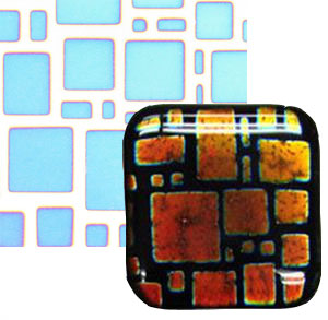 Dicro Slide Cobblestone Pattern - 3-1/5 x 8, Fusible Paper