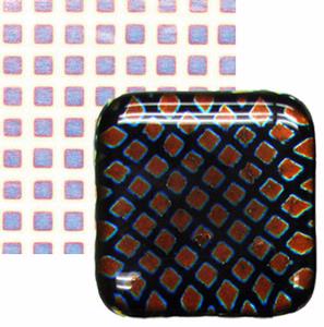 Dicro Slide Squares Pattern - 8 x 8, Fusible Paper