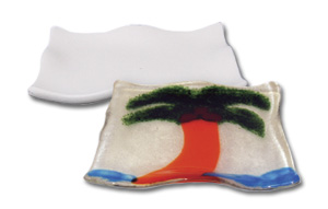 6-3/4 Ruffle Sushi Plate, Mini Molds