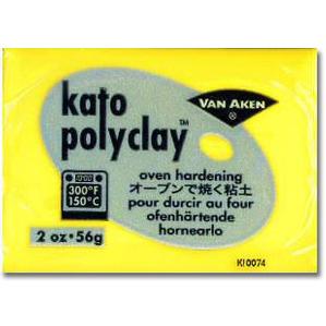 Yellow Kato Polyclay - 3 oz, Kato Polymer Clay