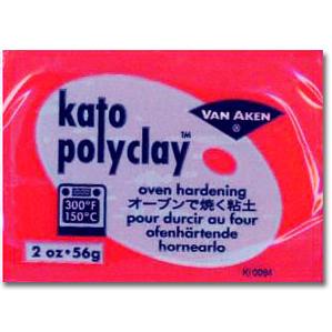 Red Kato Polyclay - 3 oz, Kato Polymer Clay
