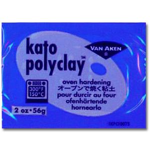 Ultra Blue Kato Polyclay - 3 oz, Kato Polymer Clay