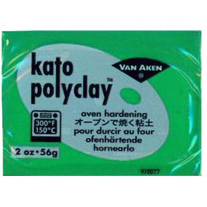 Green Kato Polyclay - 3 oz, Kato Polymer Clay