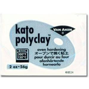 White Kato Polyclay - 3 oz, Kato Polymer Clay