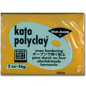 Metallic Gold Kato Polyclay - 3 oz, Kato Polymer Clay