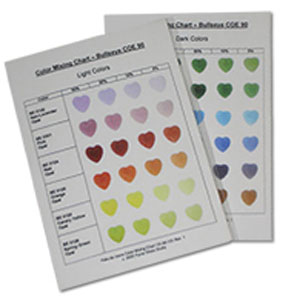 Freeze N Fuse Color Chart, Casting Supplies