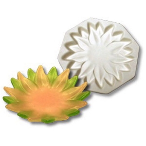 9 Plain Floral Casting Mold, Medium Molds