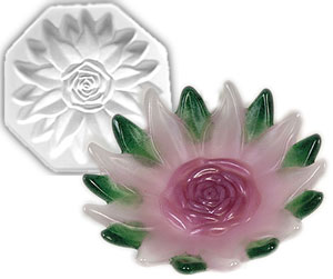 9 Rose Floral Casting Mold, Medium Molds