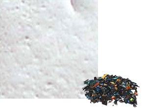 2 oz Silver Dichroic Frit on Black, Dichroic Frit