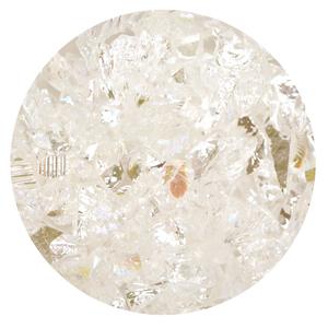 2 oz Silver Dichroic Frit on Clear, Dichroic Frit