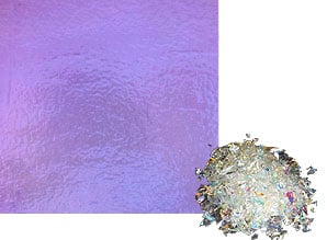 2 oz Violet Dichroic Frit on Clear, Special Order Dichroic Frit