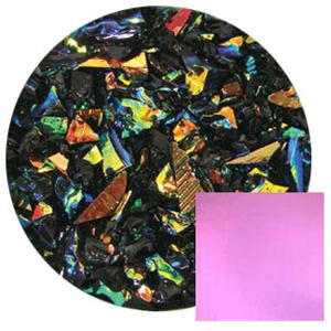 2 oz Green / Pink Dichroic Frit on Black, Dichroic Frit Sale