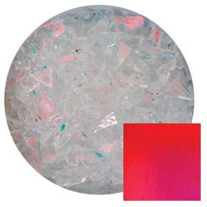 2 oz Candy Apple Dichroic Frit on Clear, Dichroic Frit
