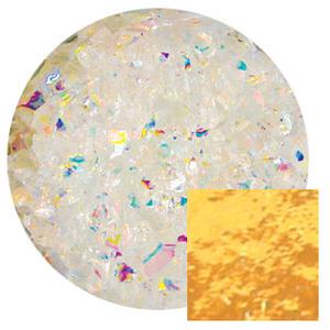 2 oz Cyan / Copper Dichroic Frit on Clear, Dichroic Frit Sale