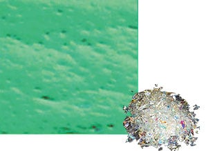 2 oz Pink / Teal Dichroic Frit on Clear, Special Order Dichroic Frit