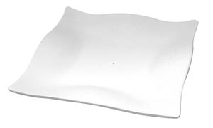 9 - 1/2 Ruffled Square Sushi Plate, Square Shaped Molds