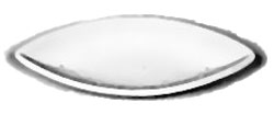 6-3/4 x 2-3/4 Abstract Tablewear, Special Order Fun Plates & Platters