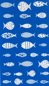 Rub N Etch Stencil - Fish, Fusing Decals