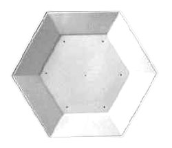 6-1/2 Hexagon Plate, Special Order Plate & Platter Molds