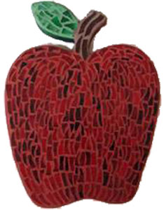 Apple Wood Plaque, Wood Shapes