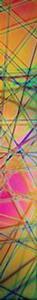 Dichroic Strip - Multi-color Pixie Stix on Thin Clear (96 COE), Strips