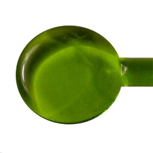 Medium Grass Green Single Transparent Rod