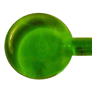 Dark Grass Green Single Transparent Rod, Transparent Single Rods