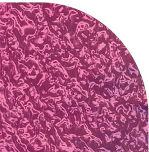 Dichroic Green / Magenta on Black Ripple - 1/4 Sheet, CBS 1/4 Sheet on Ripple