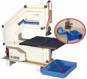 Diamond Laser 5000 Bandsaw With Water Pump System - International Voltage, 220/240V Glass & Tile Saws