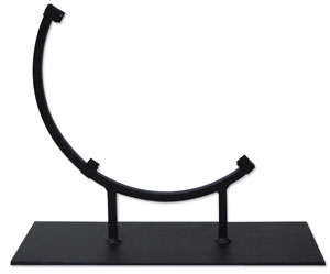 9 Wrought Iron Crescent Stand, Display Stands