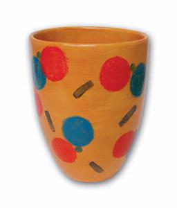 Bisque Small Cone Vase, Bisque Ware