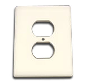 Bisque Wall Receptacle Cover, Bisque Ware