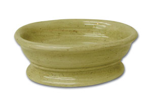 4-1/4 x 5-3/4 Bisque Soap Dish, Bisque Ware