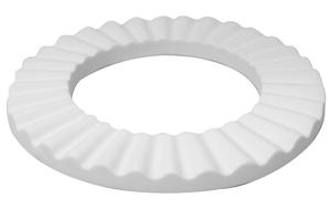 9-1/2 Ripple Drop Out Ring, Drop Ring Molds