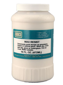 Wax Resist - 1 pt, Ceramic Supplies
