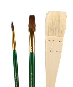 Ceramic Brush 3 Pack, Painting on Ceramics