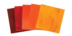 System 96 Hot Colors Pack - 96 COE, Glass Packs - 96