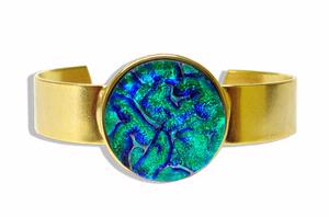 Antique Gold Plated Cuff Bracelet, Jewelry Findings Sale