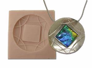 Pendant Inlay Mold, Jewelry & Texture Molds