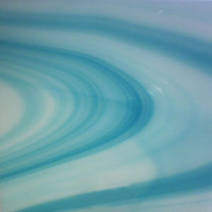 Spectrum Limited Edition Heavenly Blue On White Opal Art Stained Glass